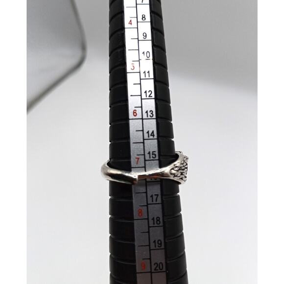 Cute New Owl Green Eyes Ring Size adj - Picture 2 of 3